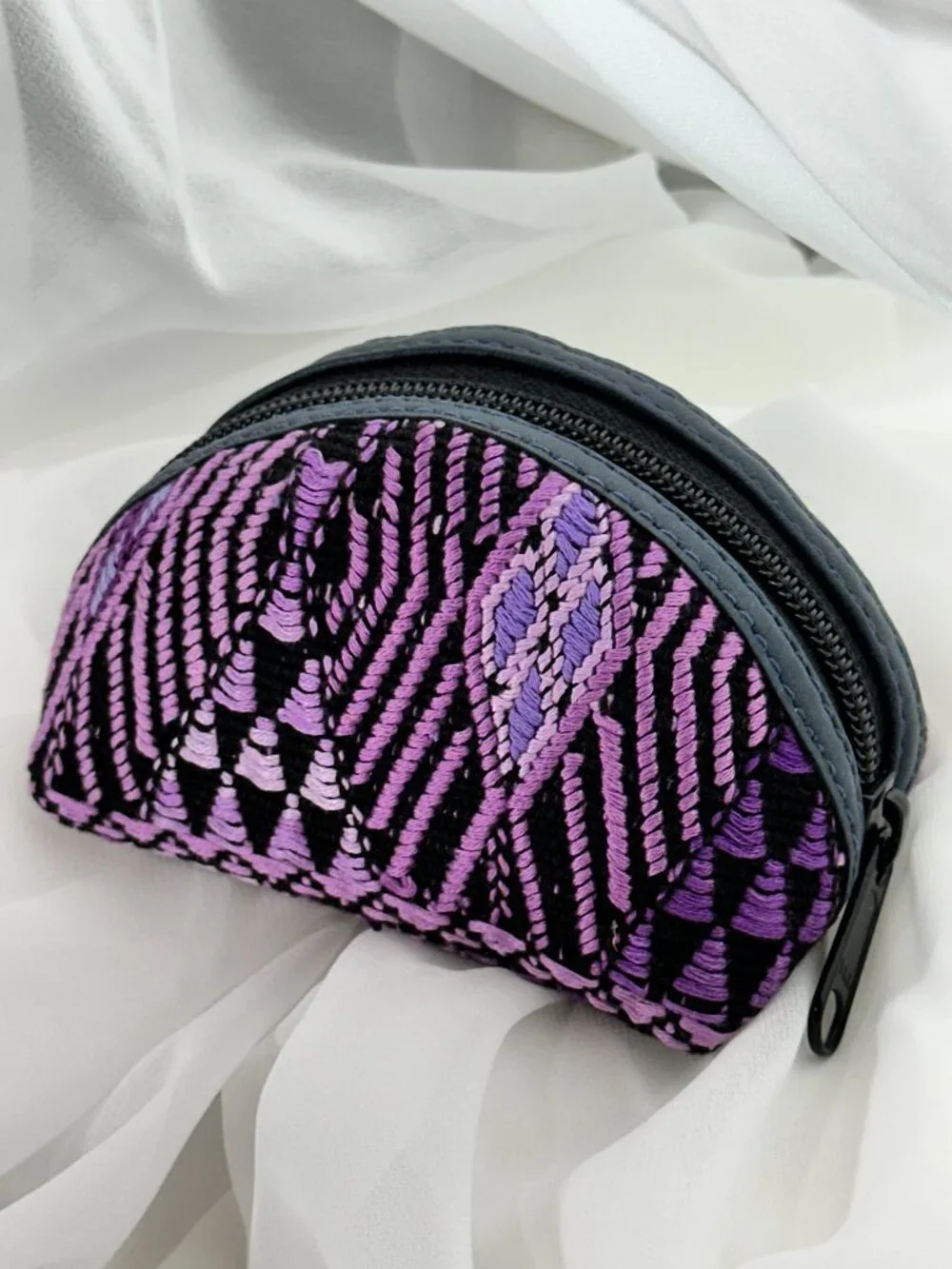 Handcrafted Guatemalan Coin Purse | Maya Textile Zip Pouch
